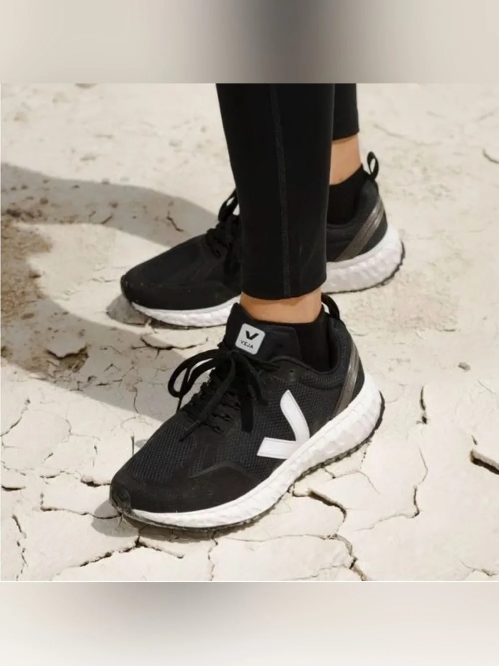 Veja Condor Black and White Women's Athletic Sneakers